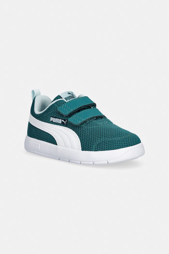 Puma Courtflex V3 Mesh Παιδικά sneakers τιρκουάζ 398086.PPY2