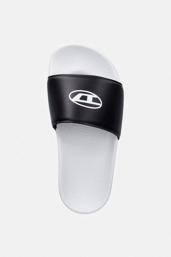 Diesel papuci cu călcâiul deschis pentru copii SA-BWOVALF SANDALS alb BC1082.KF020.29.35