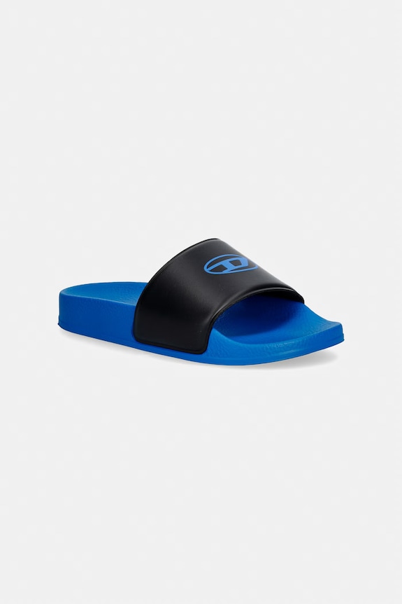 Diesel šľapky s otvorenou pätou detské SA-BWOVALF SANDALS modrá BC1082.KF020.29.35