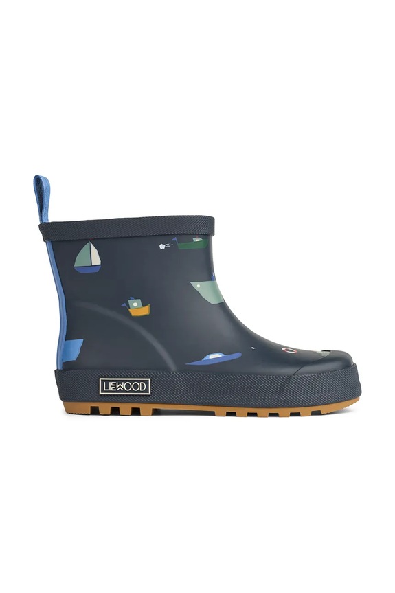 Liewood gumene čizme za djecu Tekla Printed Rainboot LW17782.PPY2 mornarsko plava SS26