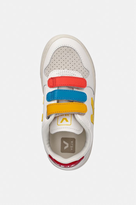 Veja Small V-10 sneakersy dziecięce skórzane biały CV0521504C.28.35
