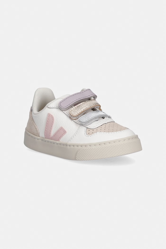 Veja Small V-10 sneakersy dziecięce skórzane biały CV0521505C.22.27