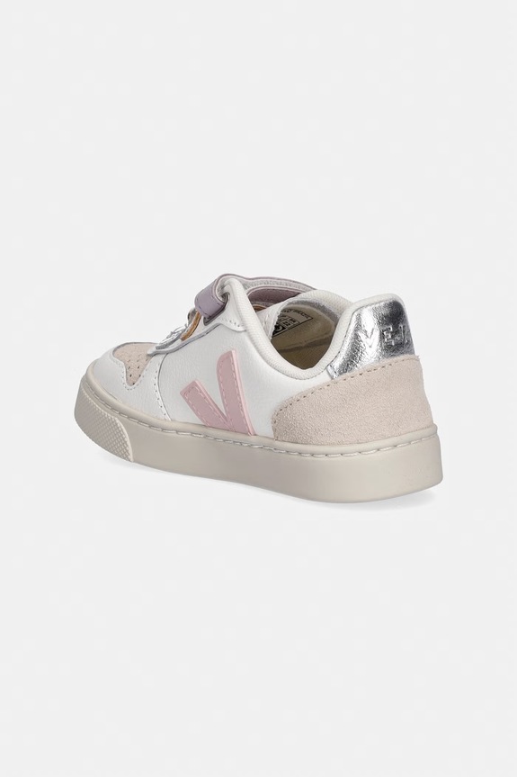 Chłopiec Veja Small V-10 sneakersy dziecięce skórzane CV0521505C.22.27 biały