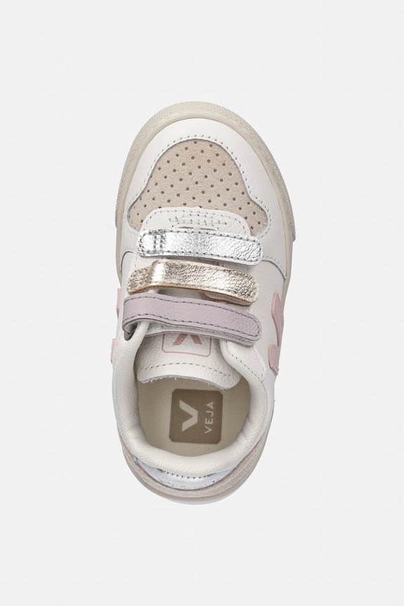 Veja Small V-10 sneakersy dziecięce skórzane biały CV0521505C.22.27