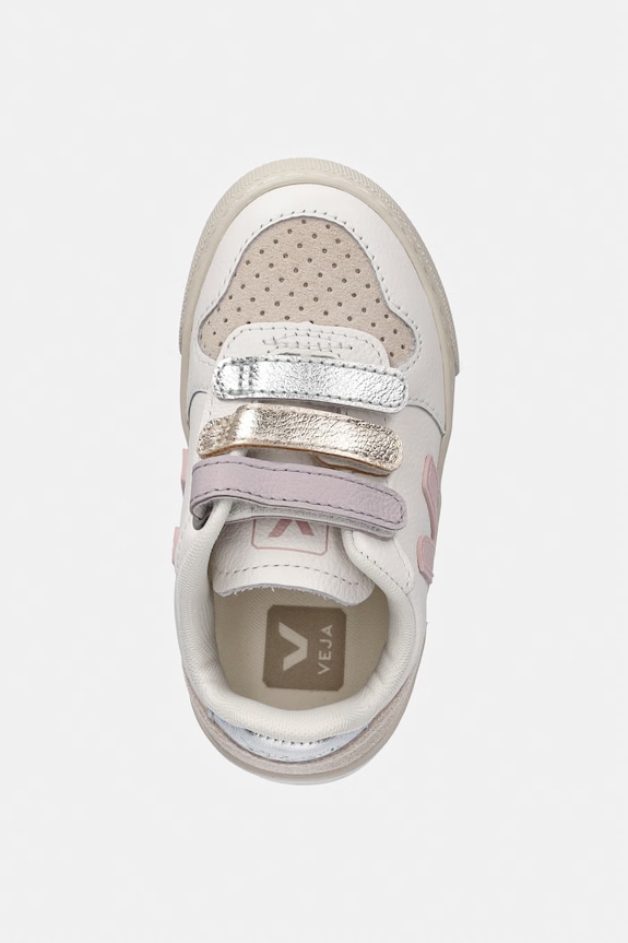 Veja Small V-10 sneakersy dziecięce skórzane biały CV0521505C.22.27