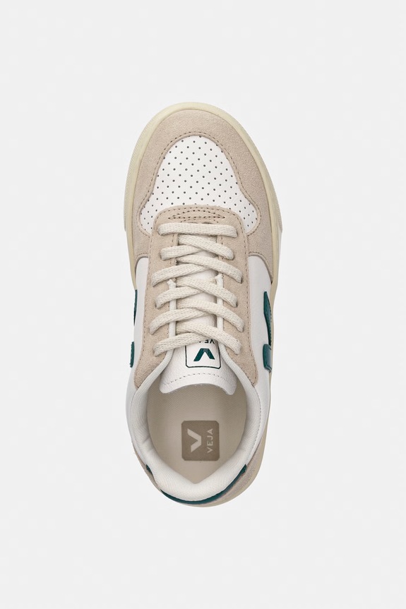 Veja teniși din piele copii Small V-10 Laces bej CX0520619C.28.35