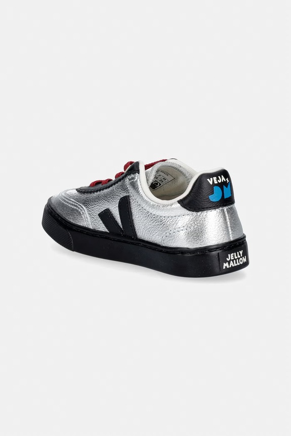 Băieți Veja teniși din piele copii VEJA X JELLY MALLOW SML VOLLEY JN0221677C.22.27 argintiu