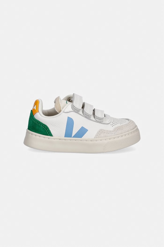 Veja Small V-90 sneakersy dziecięce skórzane SX2021512C.21.27 biały SS26