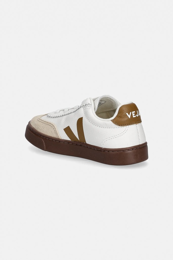 Chłopiec Veja sneakersy skórzane Small Volley SY2021566C.22.27 biały