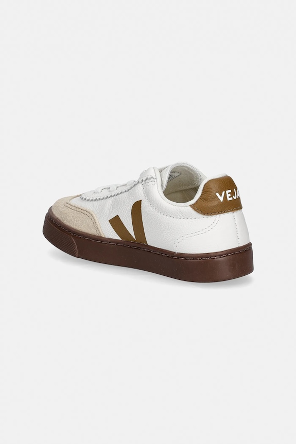 Chłopiec Veja sneakersy skórzane Small Volley SY2021566C.22.27 biały