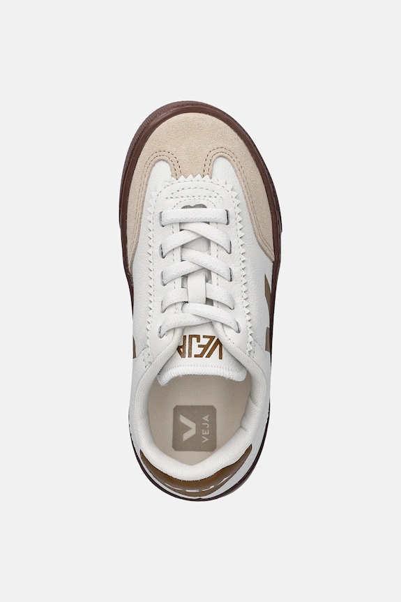 Veja Small Volley sneakers pentru copii, din piele alb SY2021566C.28.35