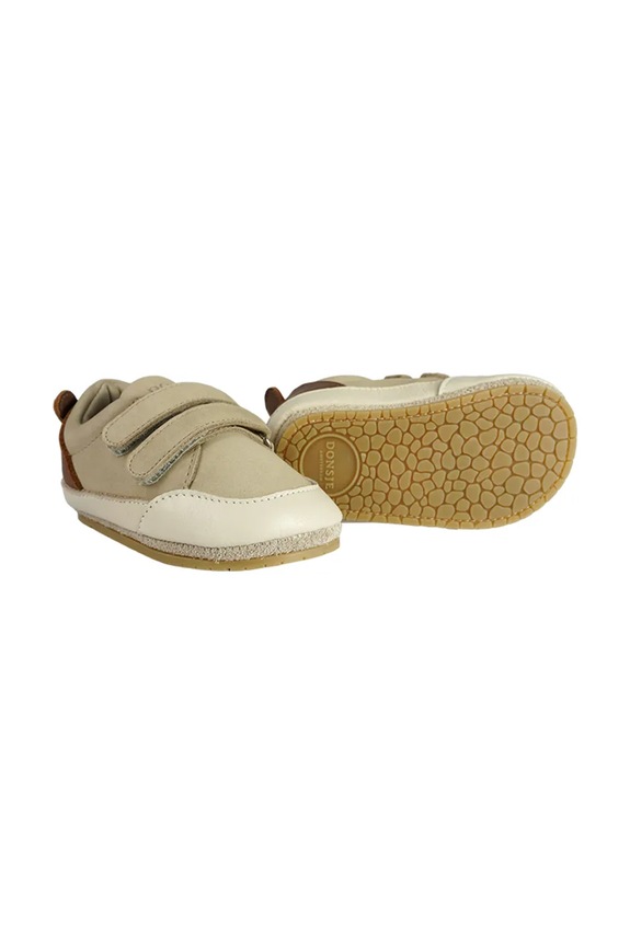 Donsje buty nubukowe niemowlęce Sipho Sneakers Bear 1043201 beżowy SS26