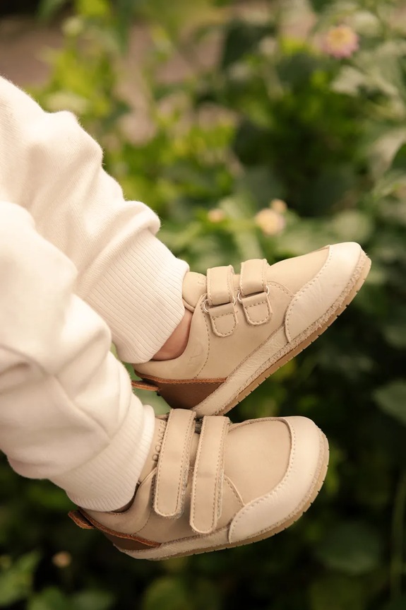 Donsje buty nubukowe niemowlęce Sipho Sneakers Bear 1043201 beżowy