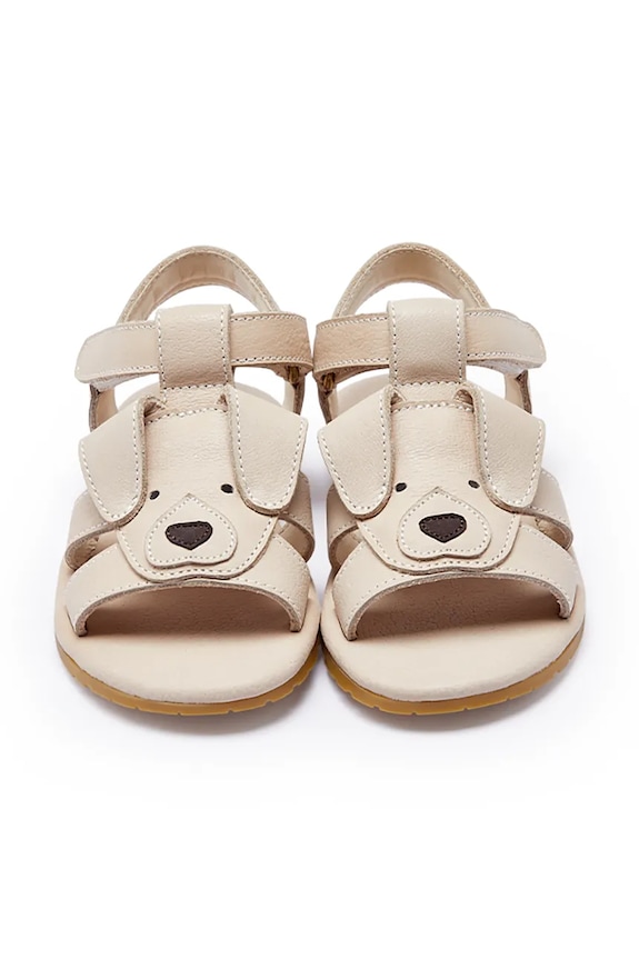 Παιδικά δερμάτινα σανδάλια Donsje Dhalo Sandals Golden Retriever 2027704 μπεζ SS26
