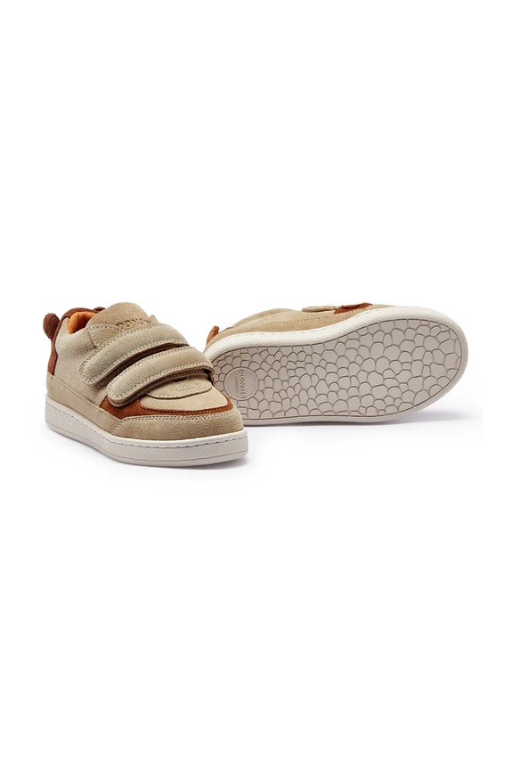 Dječje tenisice od brušene kože Donsje Rinou Sneakers Bear niska bež 2032801.29.33