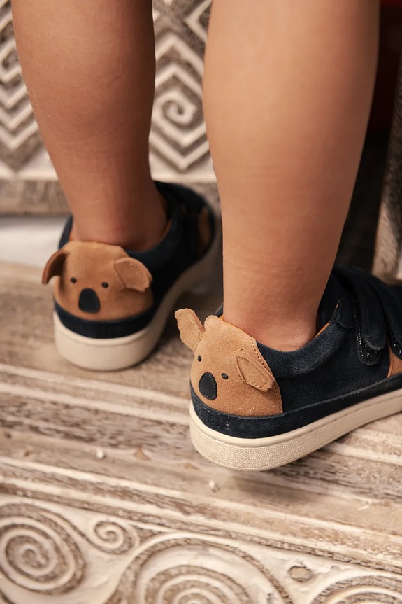 Dječje tenisice od brušene kože Donsje Rinou Sneakers Koala mornarsko plava 2032802.29.33