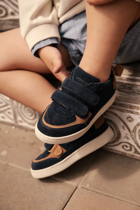 Dječje tenisice od brušene kože Donsje Rinou Sneakers Koala 2032802.29.33 mornarsko plava