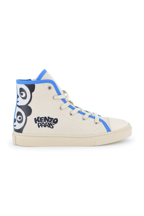 Παιδικά πάνινα παπούτσια Kenzo Kids K61821 λευκό SS26