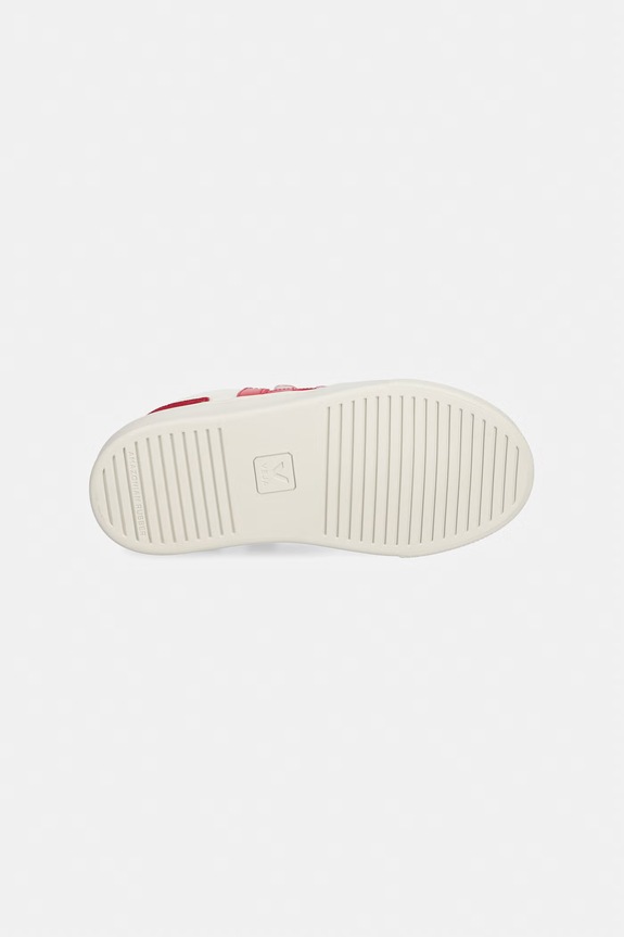 Veja Small V-10 sneakers pentru copii, din piele întoarsă CV0521501C.28.35 rosu