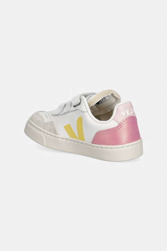 Băieți Veja Small V-90 sneakers pentru copii, din piele SX2021510C.21.27 alb