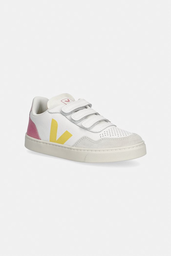 Veja Small V-90 sneakers pentru copii, din piele alb SX2021510C.28.35