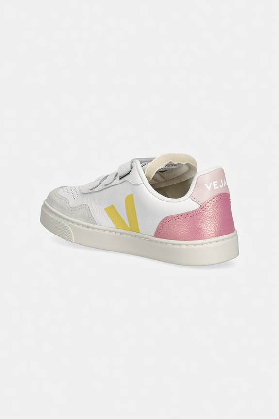Băieți Veja Small V-90 sneakers pentru copii, din piele SX2021510C.28.35 alb