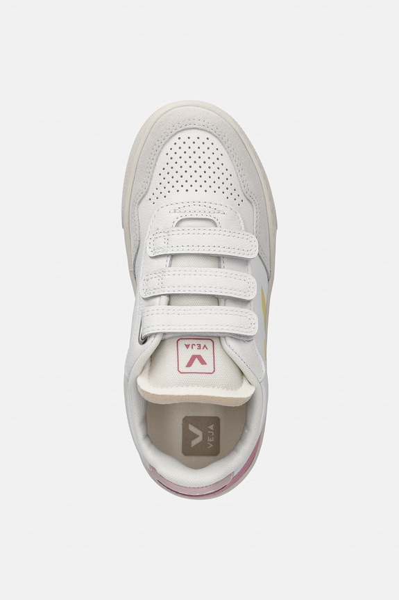 Veja Small V-90 sneakers pentru copii, din piele alb SX2021510C.28.35
