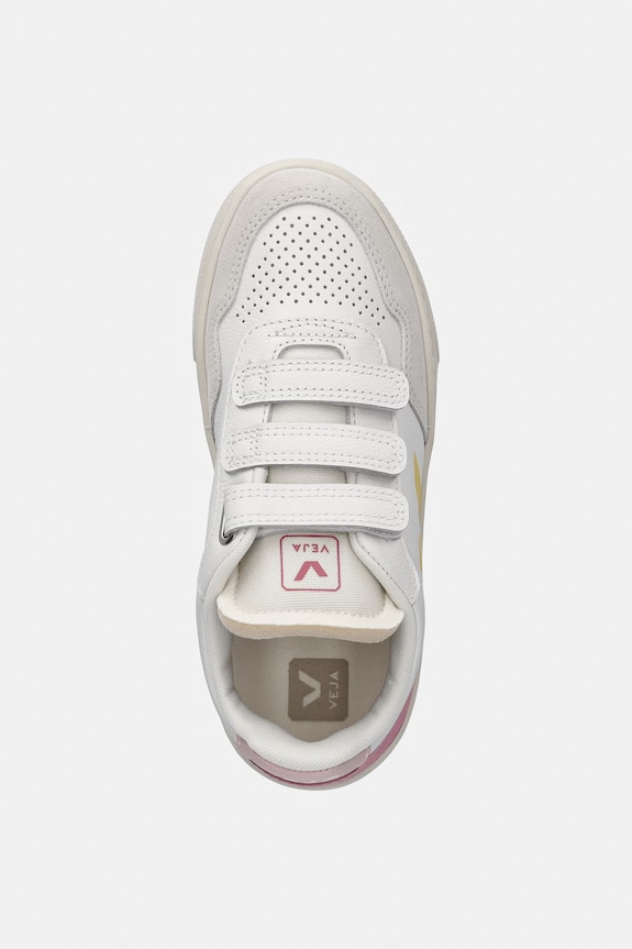 Veja Small V-90 sneakers pentru copii, din piele alb SX2021510C.28.35