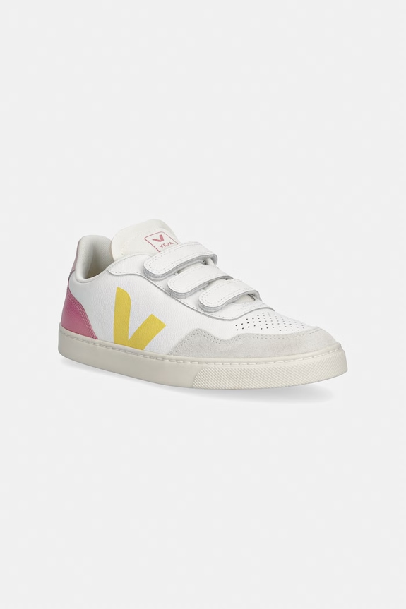 Veja Small V-90 sneakers pentru copii, din piele alb SX2021510C.36.39