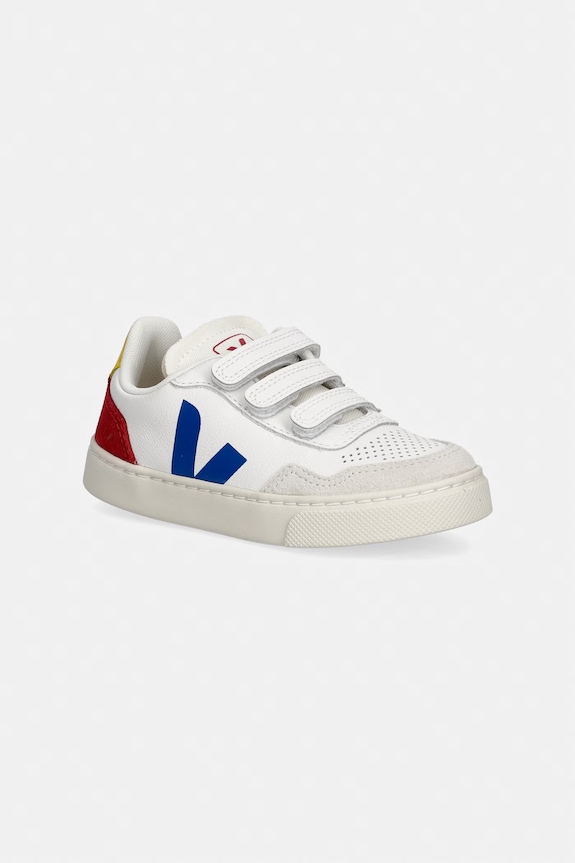 Veja Small V-90 sneakers pentru copii, din piele alb SX2021511C.21.27