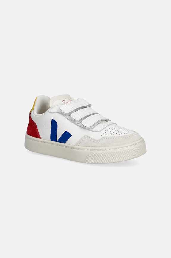 Veja Small V-90 sneakers pentru copii, din piele alb SX2021511C.28.35