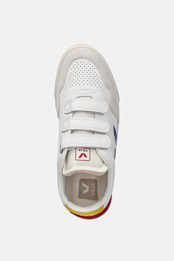Veja Small V-90 sneakers pentru copii, din piele alb SX2021511C.36.39