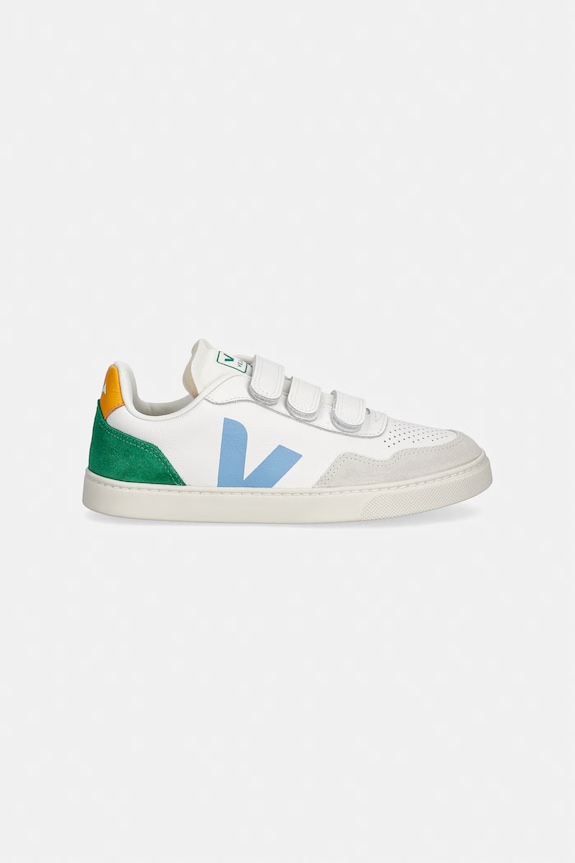 Veja Small V-90 sneakers pentru copii, din piele SX2021512C.36.39 alb SS26