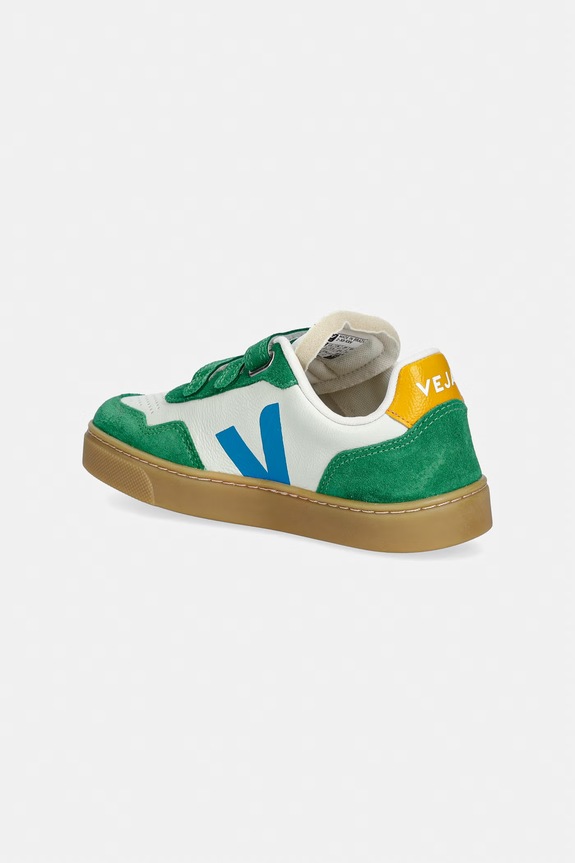 Băieți Veja Small V-90 sneakers pentru copii, din piele SX2021514C.28.35 verde