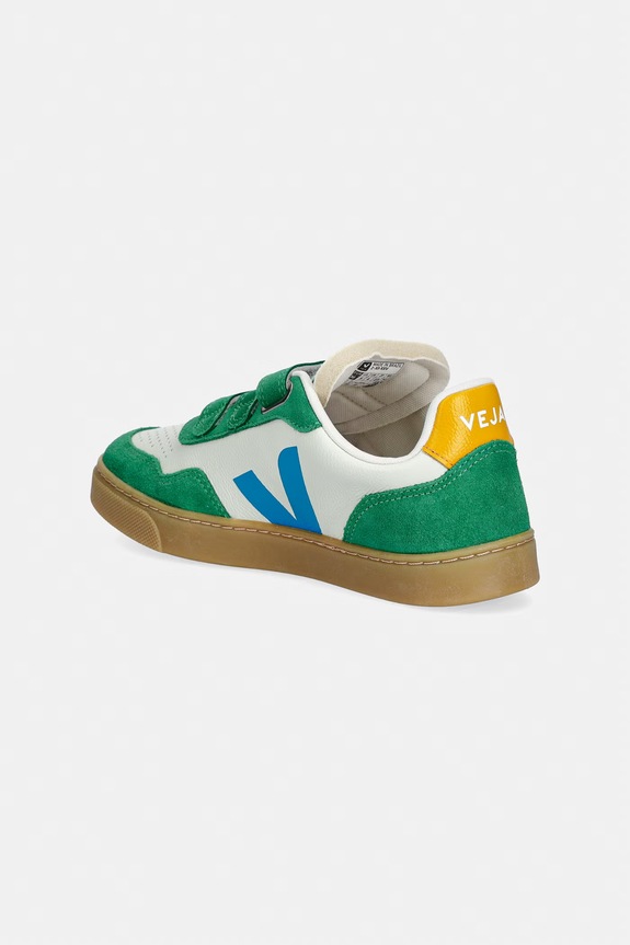 Băieți Veja Small V-90 sneakers pentru copii, din piele SX2021514C.36.39 verde