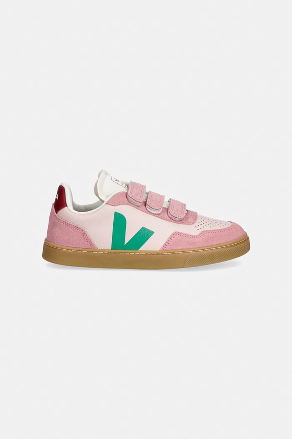 Veja Small V-90 sneakers pentru copii, din piele SX2021515C.36.39 roz SS26