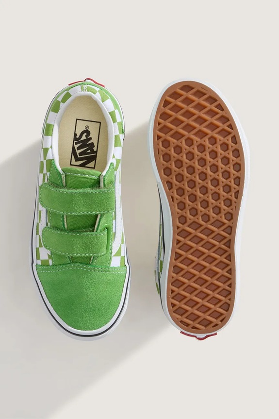 Vans OLD SKOOL tenisky detské zelená VN000CYDFPB1