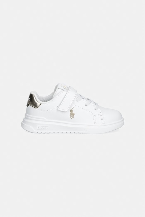 Polo Ralph Lauren HERITAGE COURT SUPER PS sneakersy dziecięce RL04251102 biały SS26