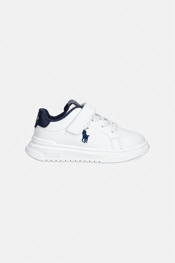 Polo Ralph Lauren HERITAGE COURT SUPER PS sneakersy dziecięce RL04251101 biały SS26
