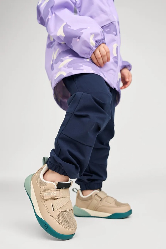 Παιδικά sneakers Reima Kiirus απομίμηση λείου δέρματος μπεζ 5400006A.PPY2