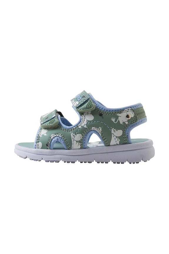 Dětské sandály Reima Moomin Bungee 5400089M.PPY2 zelená SS26