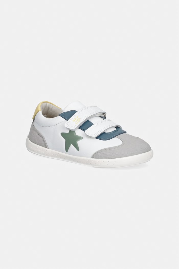 Παιδικά δερμάτινα sneakers Garvalin μικρό λευκό 262320.24.26