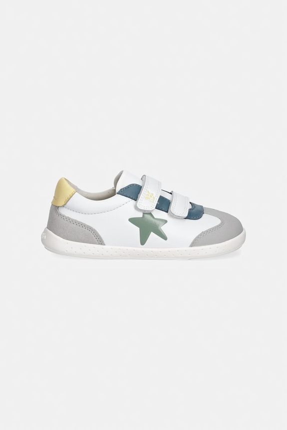 Παιδικά δερμάτινα sneakers Garvalin 262320.24.26 λευκό SS26