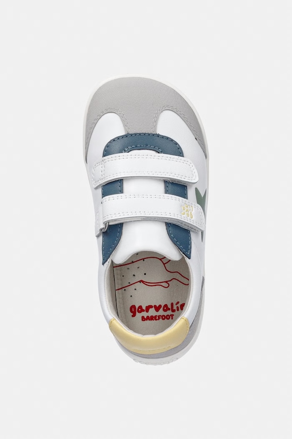 Παιδικά δερμάτινα sneakers Garvalin λευκό 262320.24.26