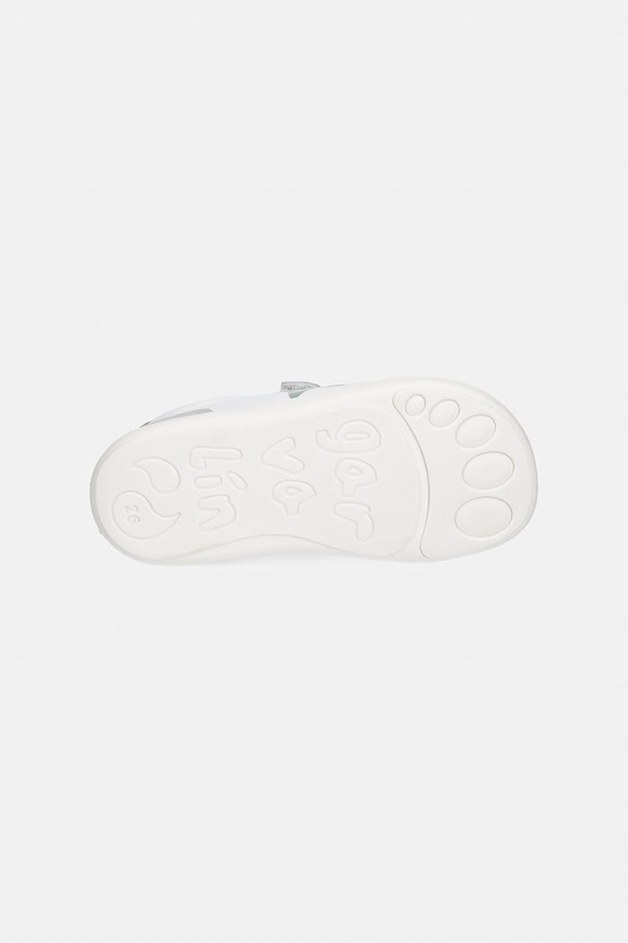 Παιδικά δερμάτινα sneakers Garvalin 262320.24.26 λευκό
