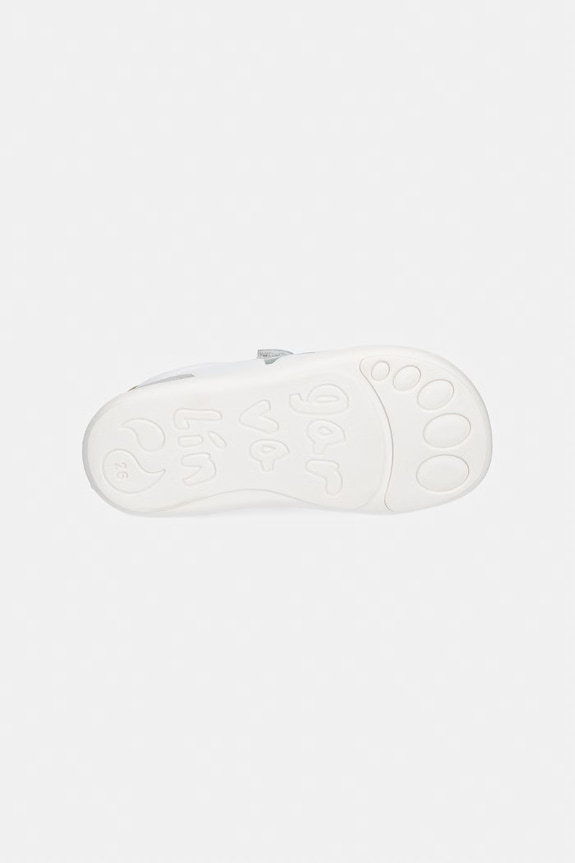 Παιδικά δερμάτινα sneakers Garvalin 262320.24.26 λευκό