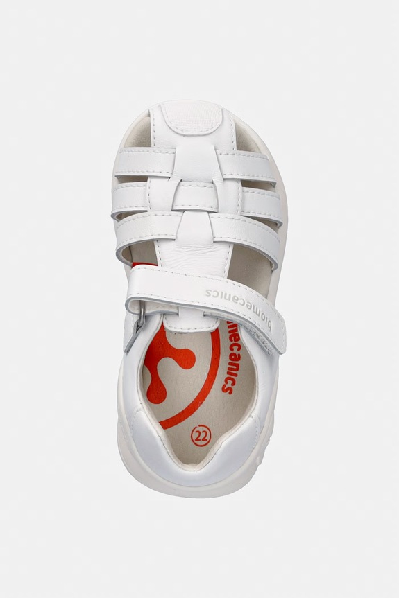 Biomecanics sandale din piele pentru copii alb 262150.