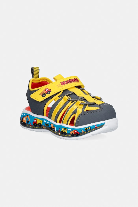 Skechers sandale copii PLAY SCENE SPLASH textil galben 407041N