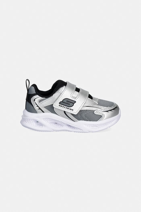 Detské tenisky Skechers SKECHERS METEOR-LIGHTS - GLOW 401498N strieborná SS26