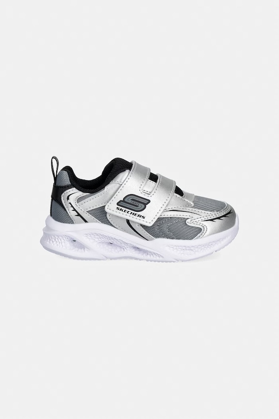 Detské tenisky Skechers SKECHERS METEOR-LIGHTS - GLOW 401498N strieborná SS26